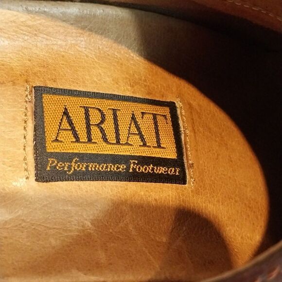 Ladies Ariat Women's  Tan Leather Slip-On Mules...Size 6...EUC - Picture 3 of 9